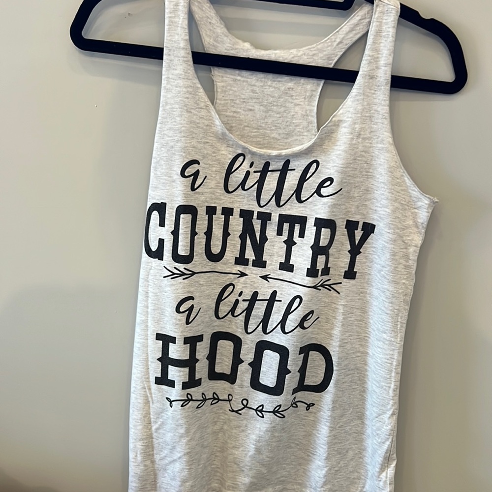 Racerback tank top